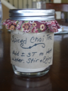 Spiced Chai Tea Mix in a Jar